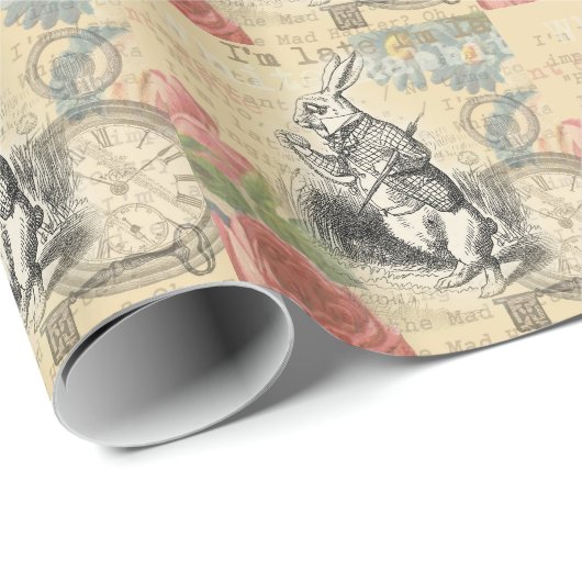 Alice im Wunderland Geschenkpapier (Rolleneckpunkt)