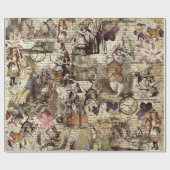 Alice im Wunderland Geschenkpapier (Flach)