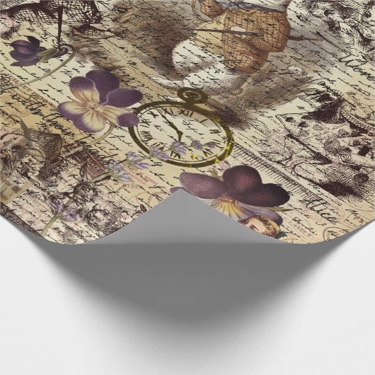 Alice im Wunderland Geschenkpapier (Ecke)
