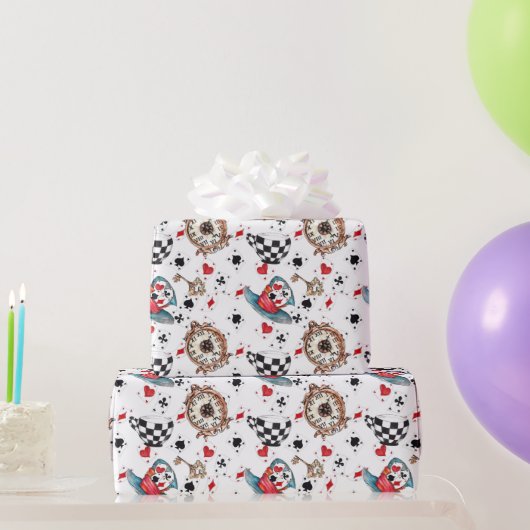 Alice im Wunderland Geschenkpapier (Partygeschenke)