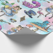 Alice im Wunderland-Geschenkpapier Geschenkpapier (Ecke)