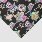 Alice im Wunderland-Geschenkpapier Seidenpapier (Detail)