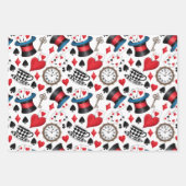 Alice im Wunderland Geschenkpapier Set (Vorderseite 3)