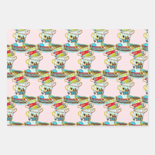 Alice im Wunderland Geschenkpapier Set (Vorderseite 3)