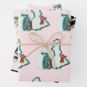 Alice im Wunderland Geschenkpapier Set (Beispiel)