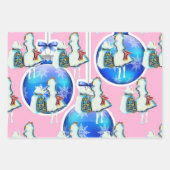 Alice im Wunderland Geschenkpapier Set (Vorderseite)