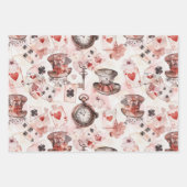 Alice im Wunderland Geschenkpapier Set (Vorderseite 3)