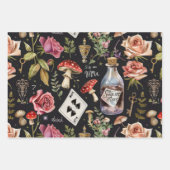 Alice im Wunderland Geschenkpapier Set (Vorderseite)