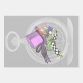 Alice im Wunderland Geschenkpapier Set (Vorderseite 3)