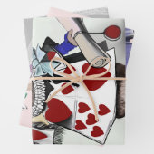 Alice im Wunderland Geschenkpapier Set (Beispiel)