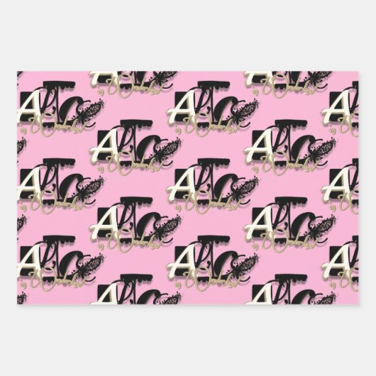 Alice im Wunderland Geschenkpapier Set (Vorderseite 2)