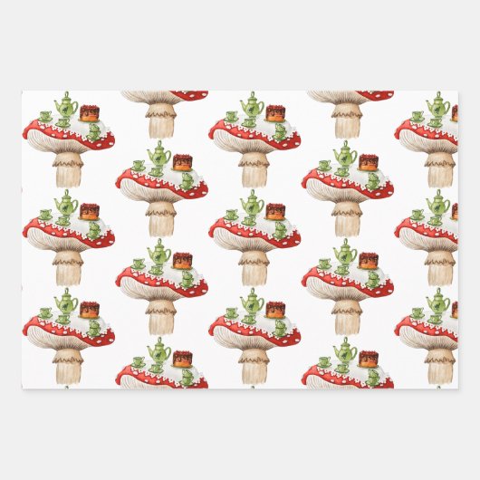 Alice im Wunderland Geschenkpapier Set (Vorderseite 3)