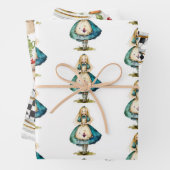 Alice im Wunderland Geschenkpapier Set (Beispiel)