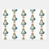 Alice im Wunderland Geschenkpapier Set (Vorderseite)