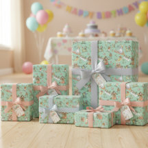 Alice im Wunderland Geschenkpapier Süße Kinder