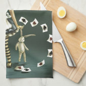 Alice im Wunderland Geschirrtuch (Viertel Falte)