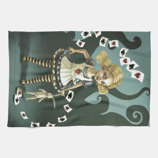 Alice im Wunderland Geschirrtuch (Horizontal)