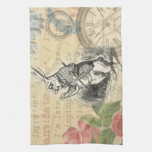 Alice im Wunderland Geschirrtuch (Vertikal)