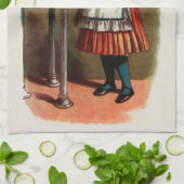 Alice im Wunderland Geschirrtuch (Gefaltet)