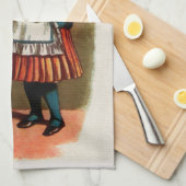 Alice im Wunderland Geschirrtuch (Viertel Falte)