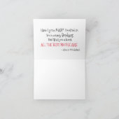 Alice im Wunderland gestrichen Vielen Dank Dankeskarte (Innenseite)