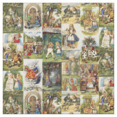 Alice im Wunderland-Gewebe Stoff (Nahaufnahme)