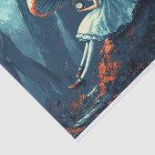 Alice im Wunderland Giant Mushroom Decoupage Seidenpapier (Ausschnitt)