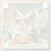 Alice im Wunderland Glasuntersetzer (Rückseite)