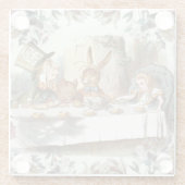 Alice im Wunderland Glasuntersetzer (Rückseite)