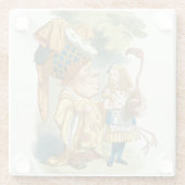 Alice im Wunderland Glasuntersetzer (Rückseite)