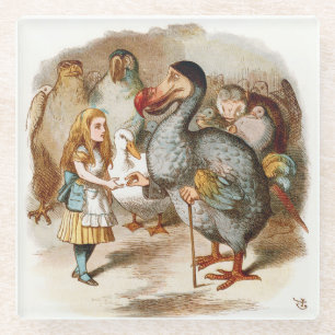 Alice im Wunderland Glasuntersetzer