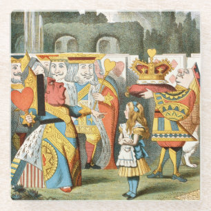 Alice im Wunderland Glasuntersetzer