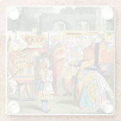 Alice im Wunderland Glasuntersetzer (Rückseite)