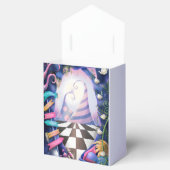 Alice im Wunderland, goldener Glitzer, Babydusche Geschenkschachtel (Geöffnet)