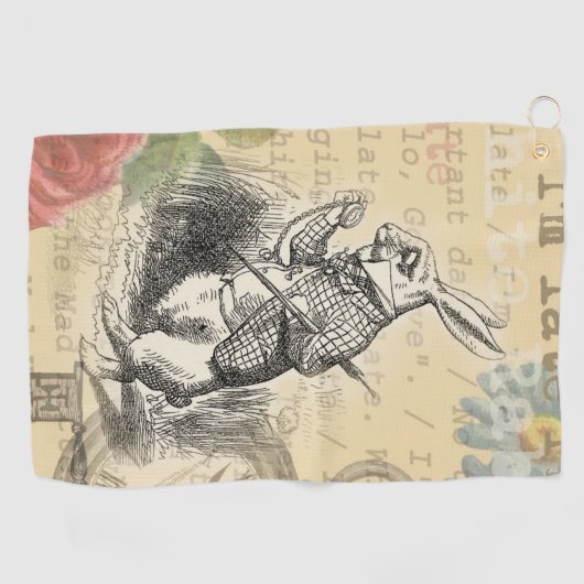 Alice im Wunderland Golfhandtuch (Horizontal)