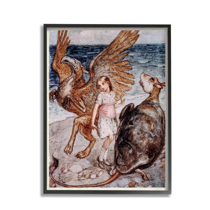 Alice im Wunderland Griffin und die Mock Turtle Poster