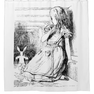 Alice im Wunderland - große Alice Duschvorhang