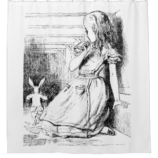 Alice im Wunderland - große Alice Duschvorhang