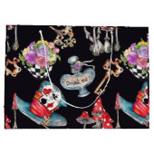 Alice im Wunderland Große Geschenktüte (Rückseite)