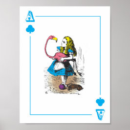 Alice im Wunderland - Große Spielkarte Poster
