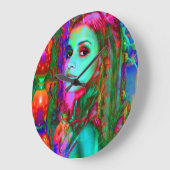 Alice im Wunderland Große Wanduhr (Winkel)