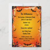 Alice im Wunderland Halloween-Party Einladung (Rückseite)