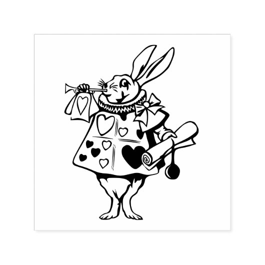 Alice im Wunderland Herald Trumpeter Permastempel (Design)