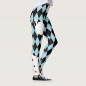 Alice im Wunderland Herr Rabbit Mint Blue Leggings (Rechts)