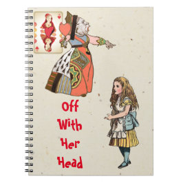 Alice im Wunderland - Herzkönigin Notizblock