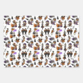 Alice im Wunderland Hexen Rabbits Mad Hatter Geschenkpapier Set (Vorderseite 3)