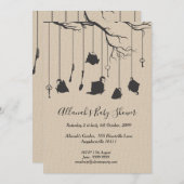 Alice im Wunderland High Tea Baby Dusche Tee Party Einladung (Vorne/Hinten)