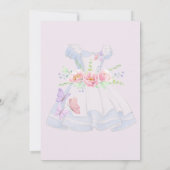 Alice im Wunderland Hochzeit Einladung (Rückseite)