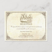 Alice im Wunderland Hochzeitskarten Begleitkarte (Vorderseite)