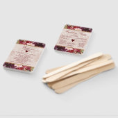 Alice im Wunderland-Hochzeitsprogramm Fächer (Non-assembled)